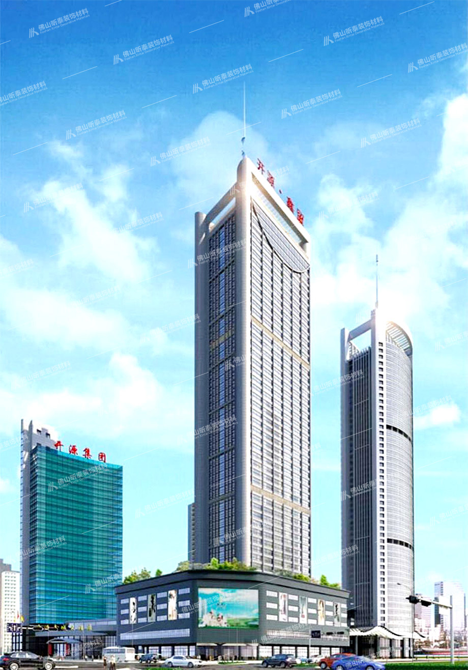 鋁單板工程案例-湖南鑫貿大廈